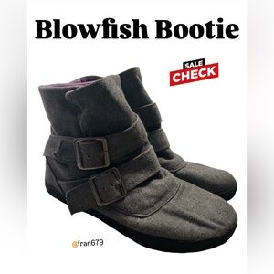 Grey Belted Blowfish Bootie 🩶